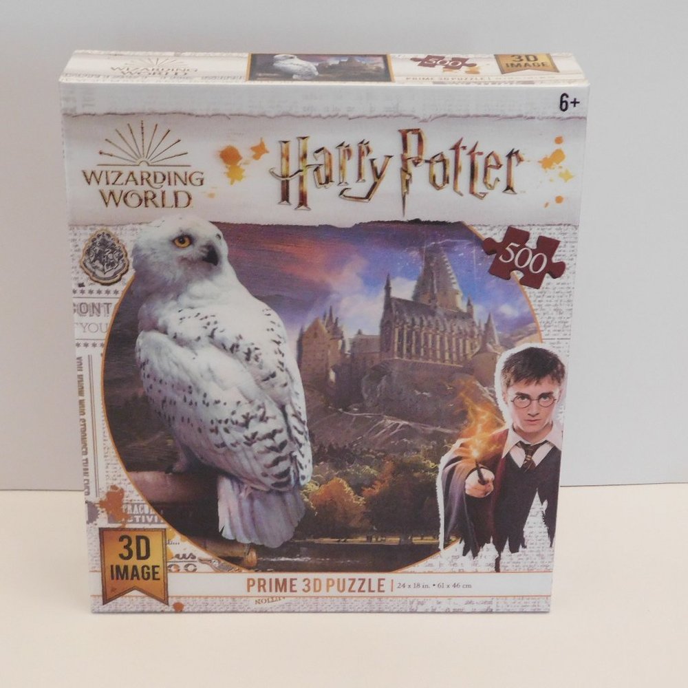 Harry Potter Hedwig Sitting 3D 500 Piece  Puzzle